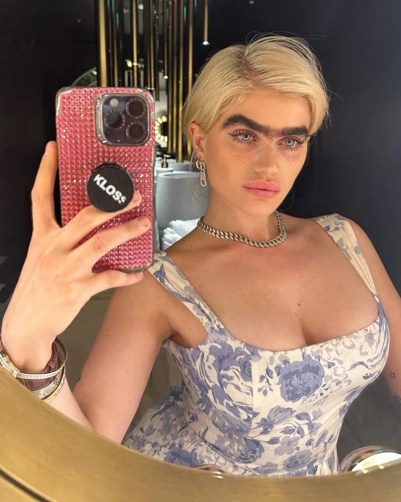 Sophia Hadjipanteli Leads the Way in Rocking the Unibrow Look!