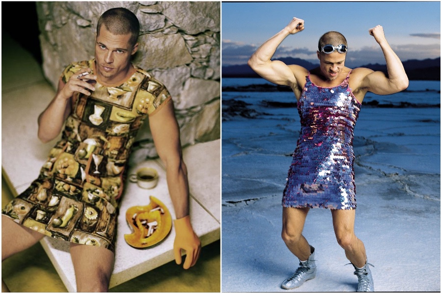 Brad Pitt #1 | Fashion Won't Be Genderless Until Men Wear Skirts | HerBeauty