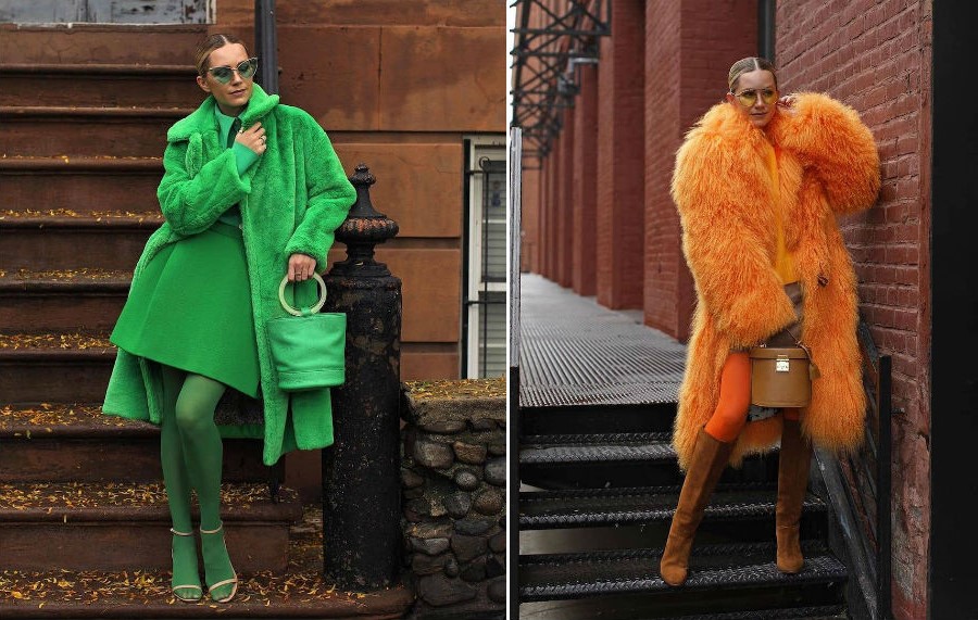 How To Wear A Bright One-Tone Look And Make It Work