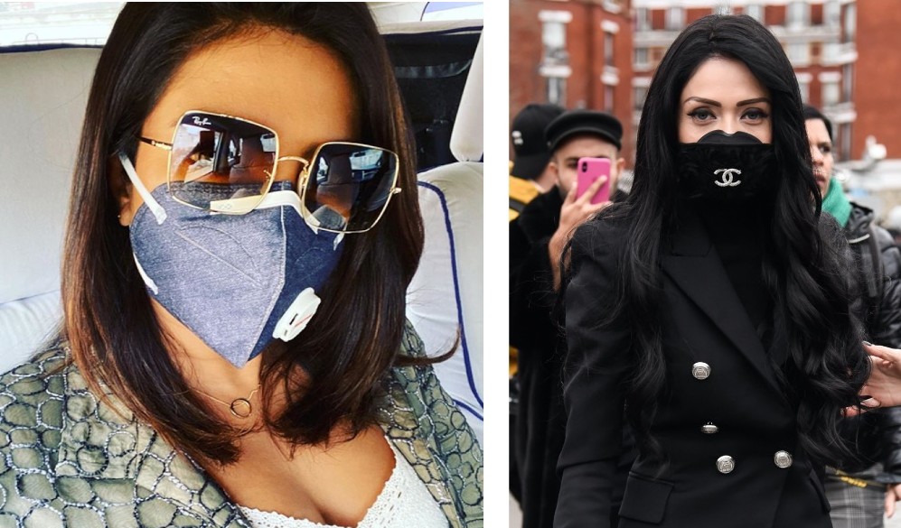 19 Photos of Celebs and Fashion Influencers Wearing Face Masks