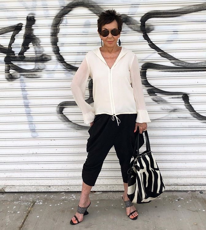  Dorrie Jacobson outfit | 12 Over-50 Women With Ridiculously Good Style | Her Beauty