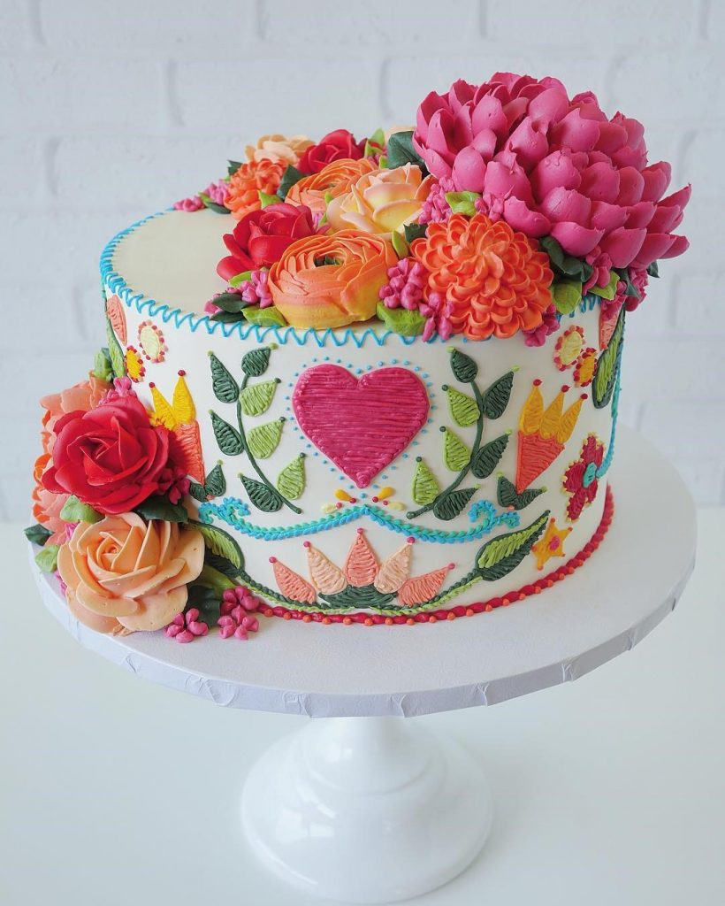 Embroidery Cakes by Leslie Vigil Will Bring You joy #10 | HerBeauty