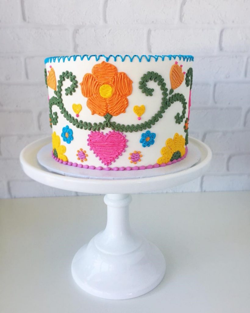 Embroidery Cakes by Leslie Vigil Will Bring You joy #7 | HerBeauty