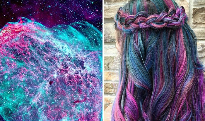 10 Breathtaking Galaxy Hair Colour Ideas To Try In 2020