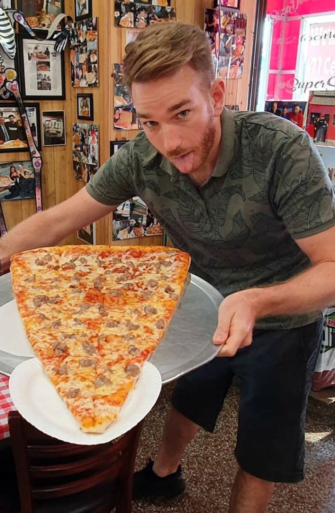 Viral pizza on social media #2 | New Foodie Trend Is A Giant Pizza Slice – The Biggest You've Seen | Her Beauty