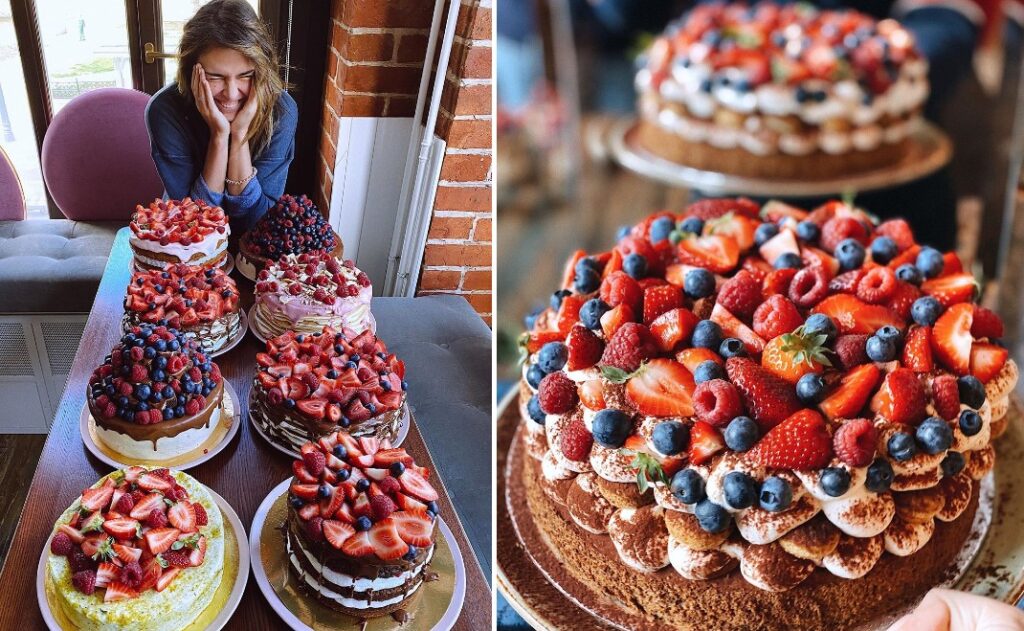Baker Nina Gudkova Creates Whimsical Berry and Pastel Cakes