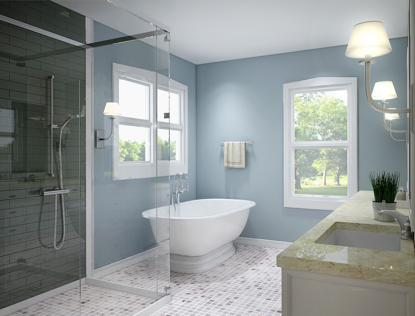 Periwinkle | 10 Best and Worst Colors for Your Bathroom | Her Beauty