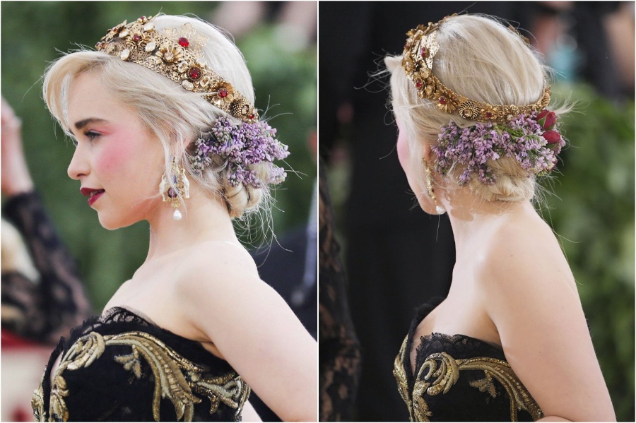 8 Stunning Celebrity Flower Hairstyles