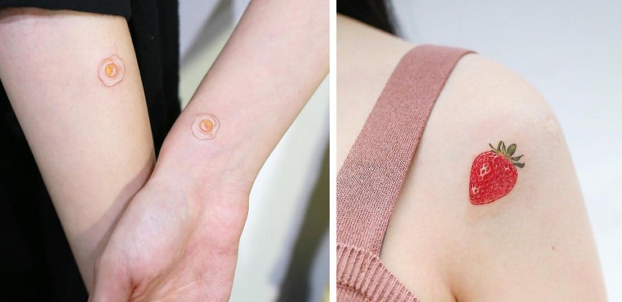 The Cutest Tiny Food Tattoos