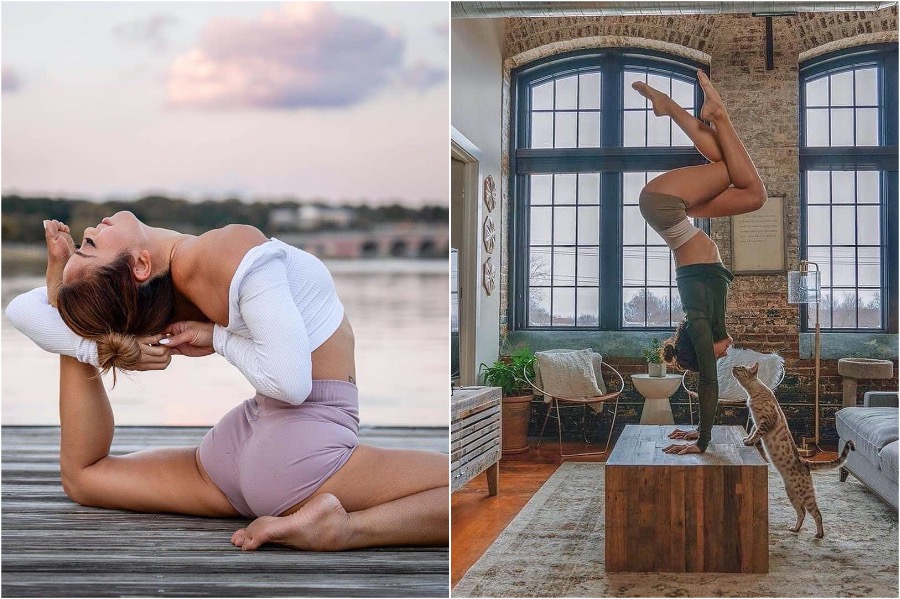 Yoga Progress Then and Now