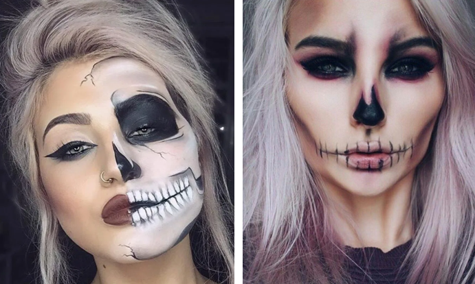 11 Creepy and Cool Halloween Makeup Ideas to Try This Year
