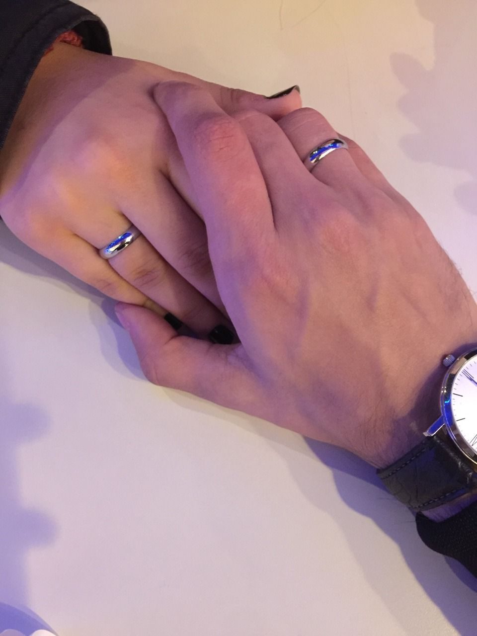 His hand on top of yours | The Way You're Holding Hands Reveals More About Your Relationship Than You Think  | Her Beauty