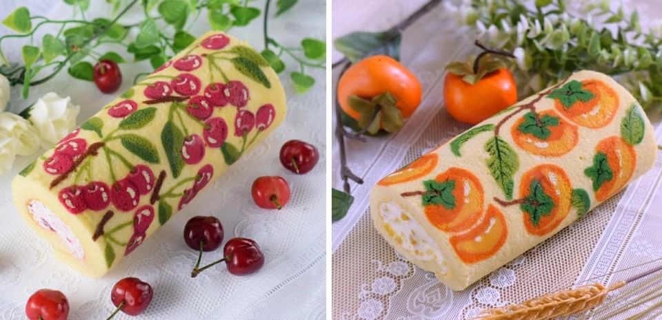 Fancy Swiss Roll Art Made With All Natural Colors – Make Your Own!