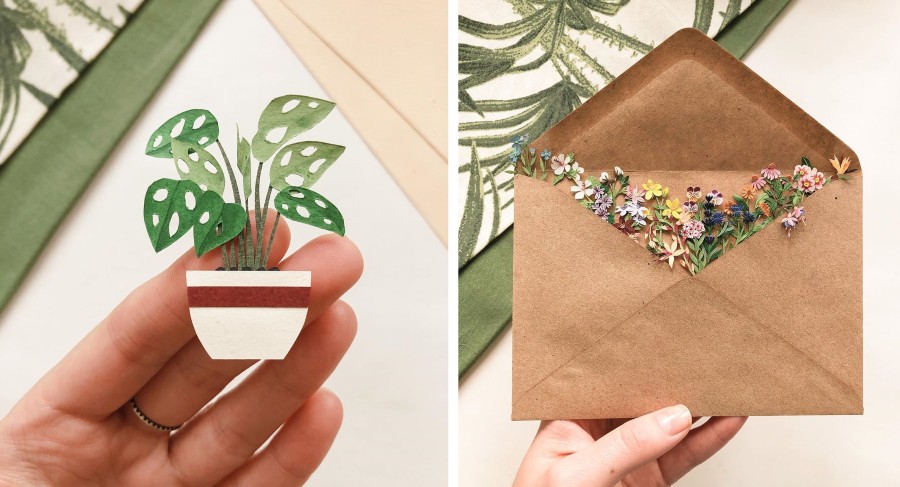Russian Artists Create Amazing Plant & Flower Artwork From Paper